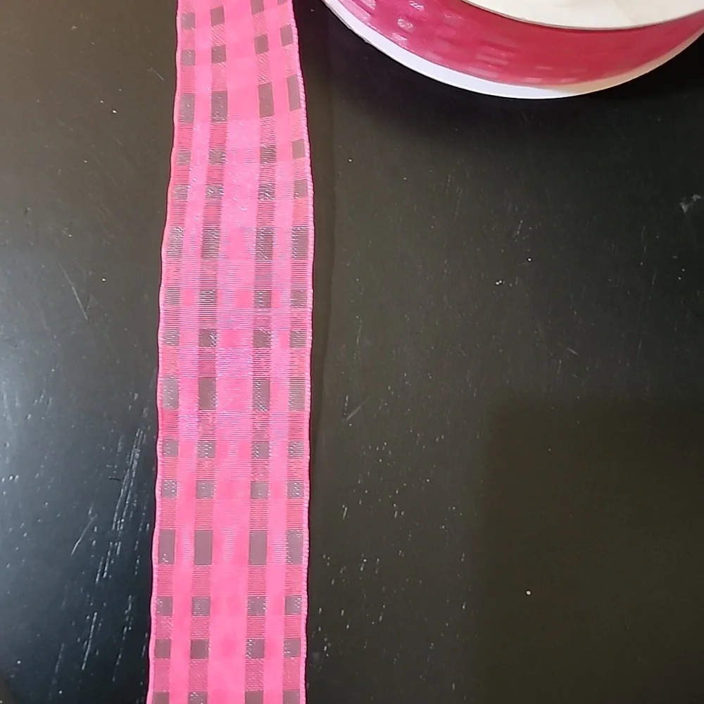 3 Rolls Kirkland Wire-edged Ribbon, 1-1/2